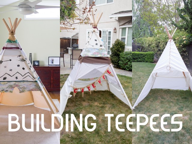 Nothing Says “Nesting” Like Building Teepees