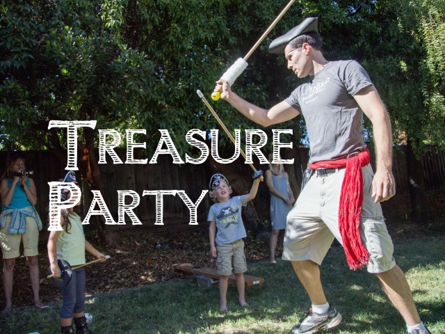 {Pirate} Gold Treasure Party